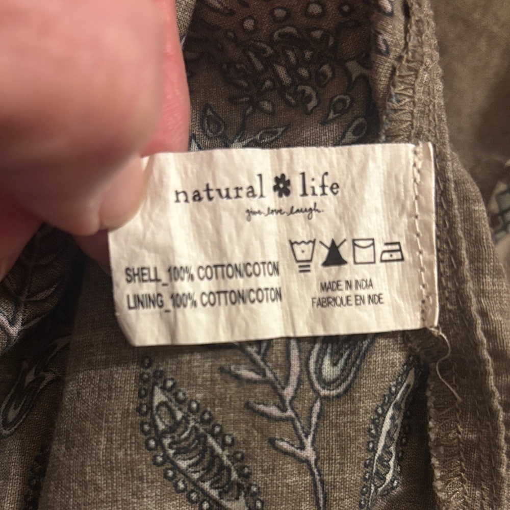 NATURAL LIFE Gray Floral Maxi Dress - Picture 7 of 7